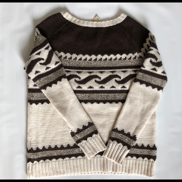 NWT American Eagle Fair Isle Sweater Sz Small - Picture 2 of 5